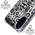 Music Pattern iPhone 16 Clear Case